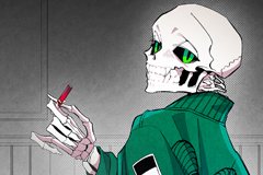 The Skeleton Becomes a Cat Dad